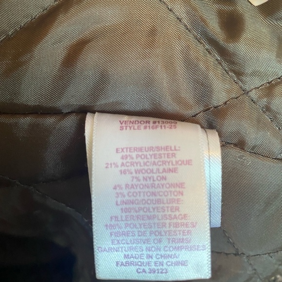 NORTHERN Reflections Jacket Wool Tweed Coat Brown Neutral Warm Button Up Large - Picture 15 of 15